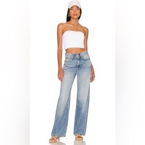 Nwot RAG AND BONE FEATHERWEIGHT LOGAN WIDE LEG JEANS